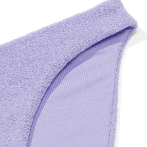 Victoria's Secret Terry Cloth underwire bikini top & bottom lavender purple - Picture 8 of 13